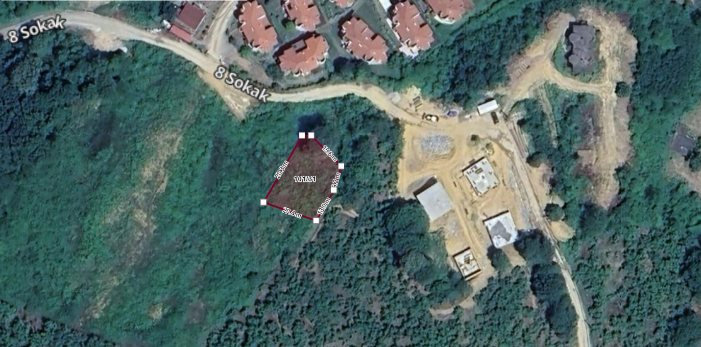 Düzce Akçakoca Kalkın Mahallesinde Satılık Arsa Ada 101 Parsel 31