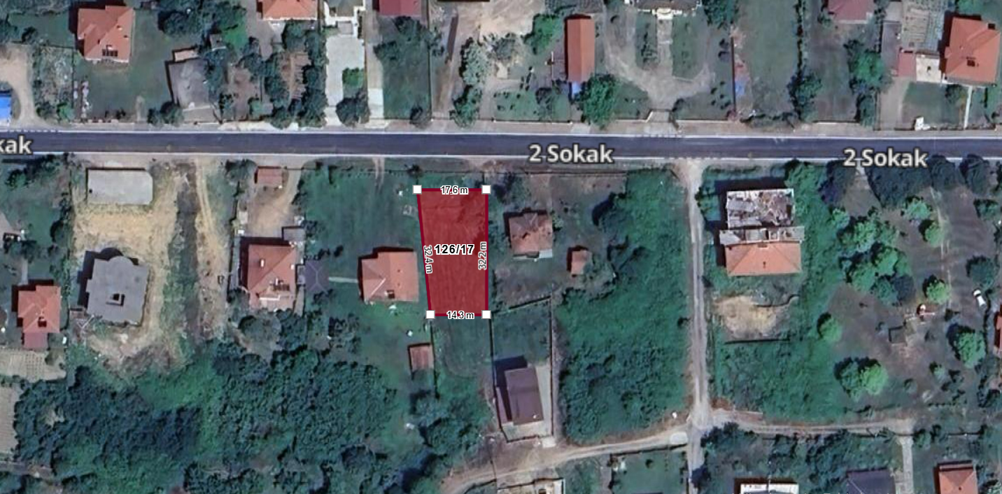 Düzce Akçakoca Melenağzı Mahallesinde Satılık Arsa Ada 126 Parsel 17