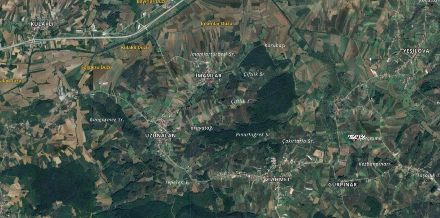 Sakarya Kaynarca Gürpınar Mahallesinde Satılık Tarla Ada 113 Parsel 166