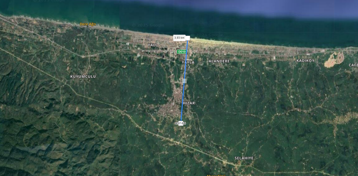 Sakarya Kocaali Yenimahalle Mahallesinde Satılık İmarlı Arsa Ada 837 Parsel 59