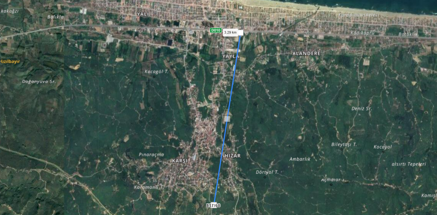 Sakarya Kocaali Yenimahalle Mahallesinde Satılık İmarlı Arsa Ada 837 Parsel 60