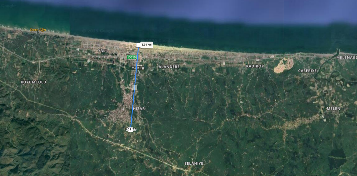 Sakarya Kocaali Yenimahalle Mahallesinde Satılık İmarlı Arsa Ada 837 Parsel 63